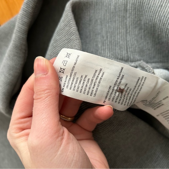 Varley Andale Sweat Grey Marl gray sweater xs - Picture 9 of 11